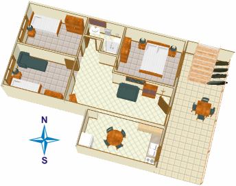 plan of apartment