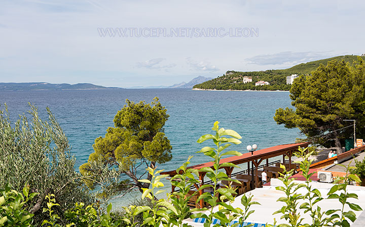 balcony with sea view - Apartments Marija Šarić, Tučepi