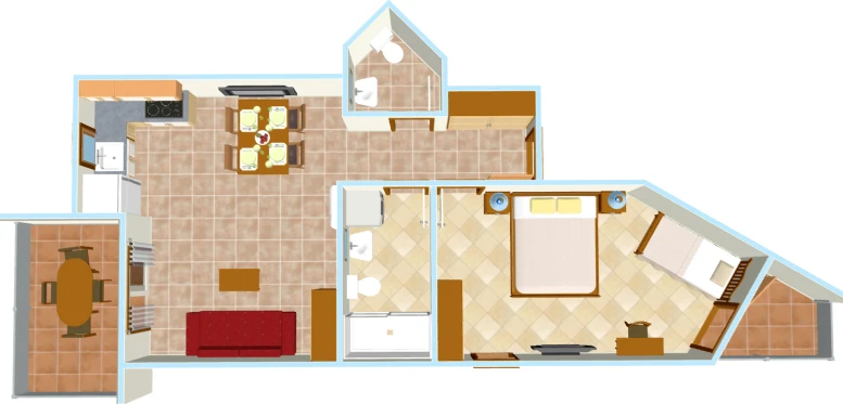 plan - Apartments Leon Šarić, Tučepi