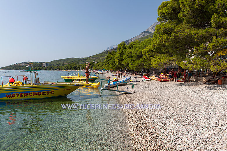 beach hotel Afrodita, Tučepi, summer time