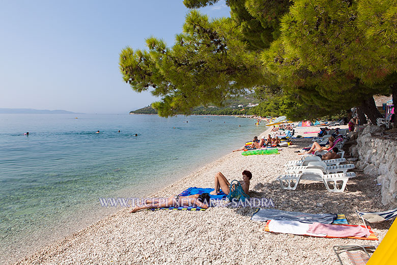 beach Ratac Tučepi, summer time