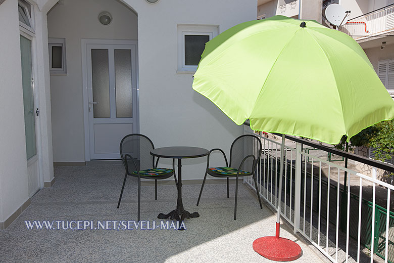 balcony - apartments Maja Ševelj, Tučepi