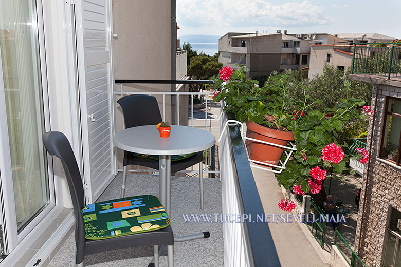 balcony - apartments Maja Ševelj, Tučepi