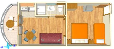 Apartments Šimić, Tučepi - plan