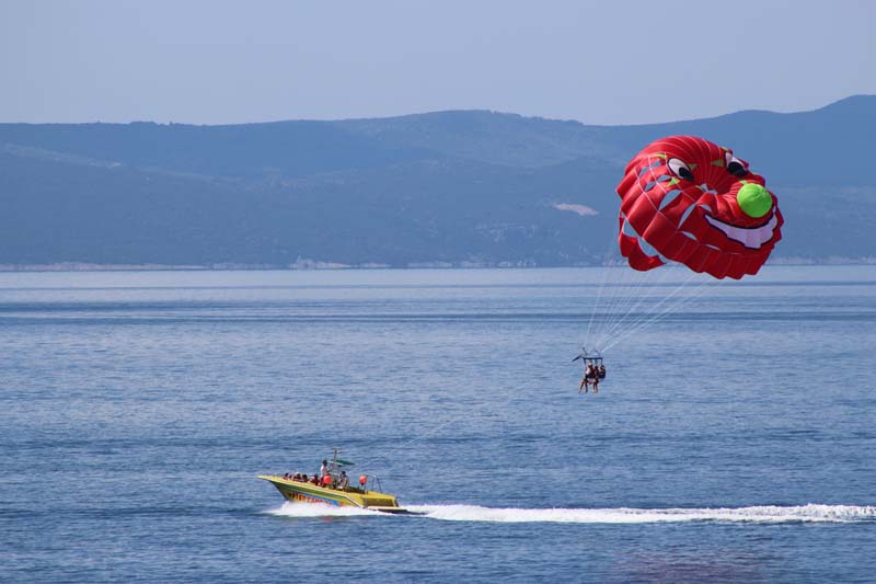 parasailling, Watersport centre, Tučepi