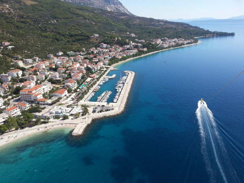 parasailling, Watersport centre, Tučepi