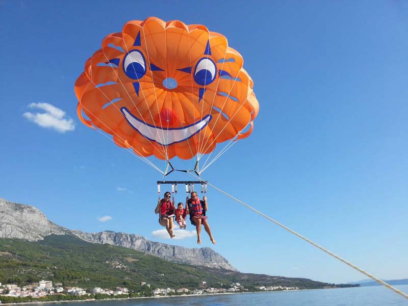 parasailling, Watersport centre, Tučepi