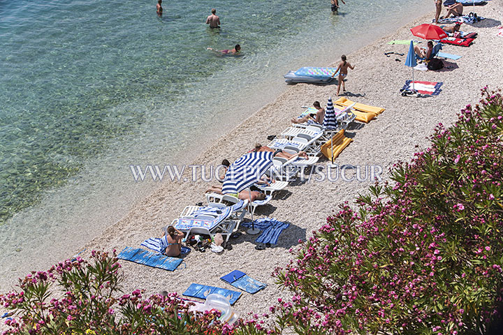 natural and beautiful beach in Tučepi