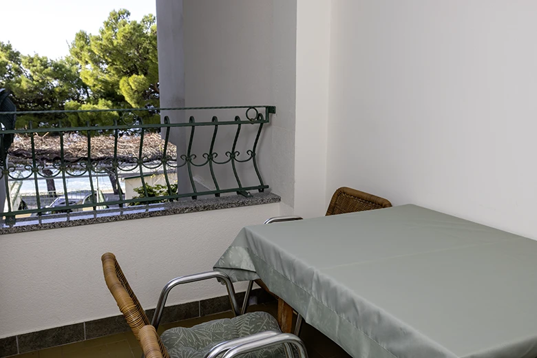 balcony with sea view