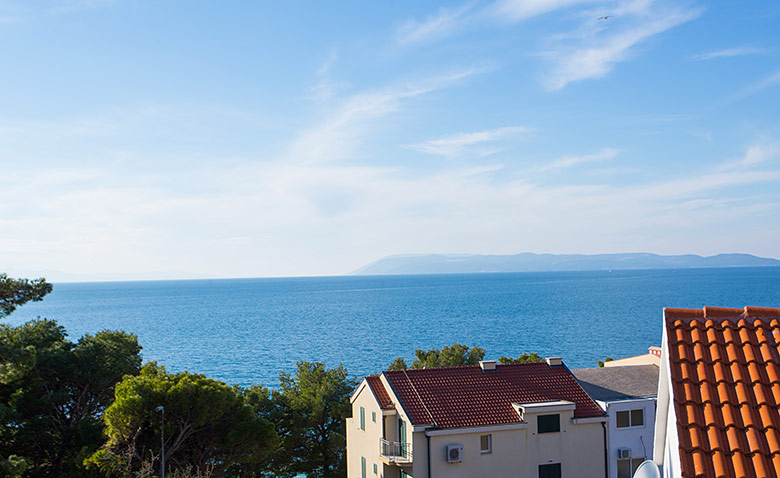 Apartments Svjetlana, Tučepi - sea view from balcony