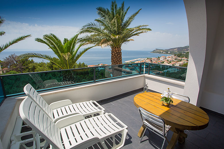 Villa Palma, Tučepi - balcony with sea view