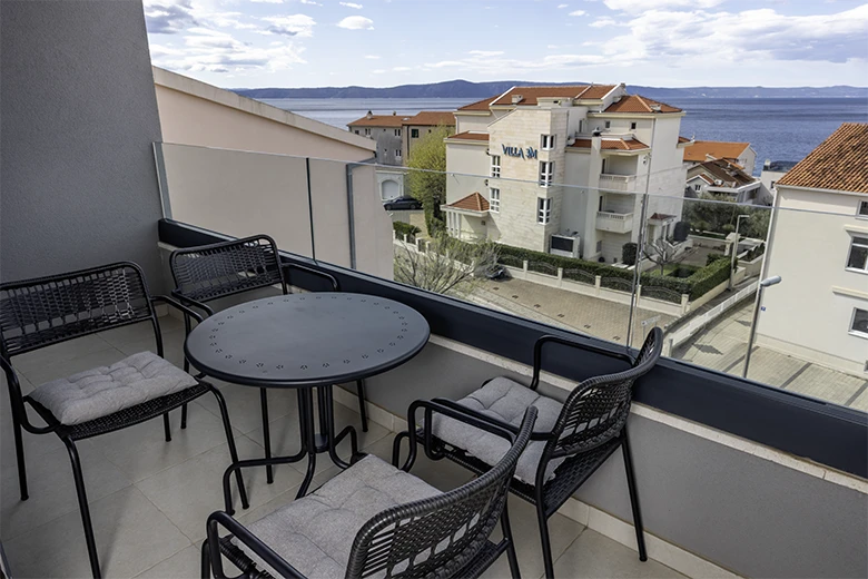 Premium Suites Apartments Vela, Tučepi - balcony with sea view