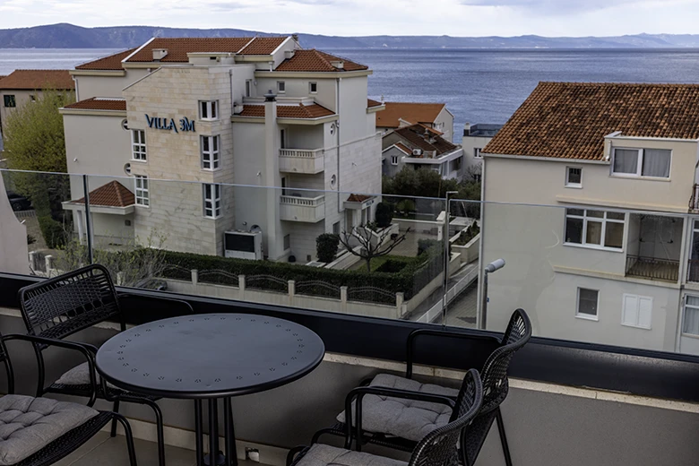 Premium Suites Apartments Vela, Tučepi - balcony with sea view