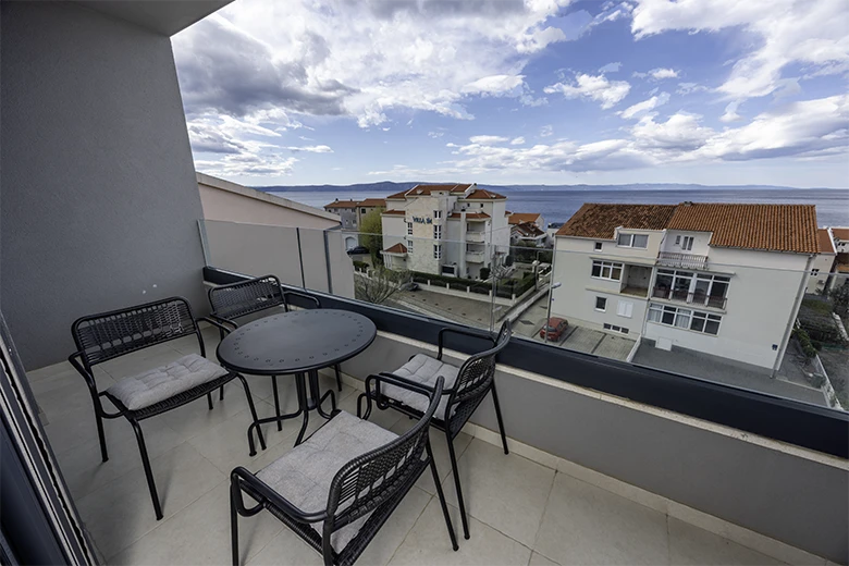 Premium Suites Apartments Vela, Tučepi - balcony with sea view