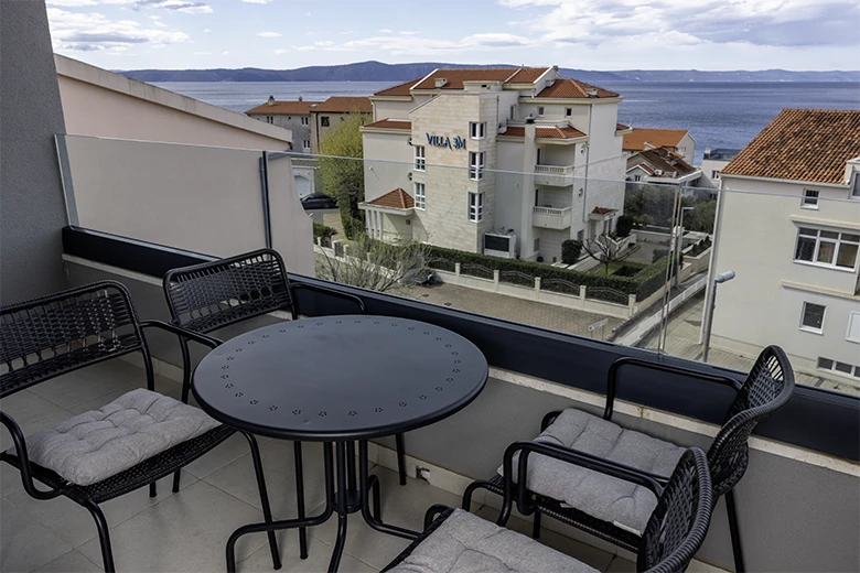 Premium Suites Apartments Vela, Tučepi - balcony with sea view