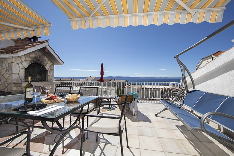 Villa Fina, Tučepi, house - terrace