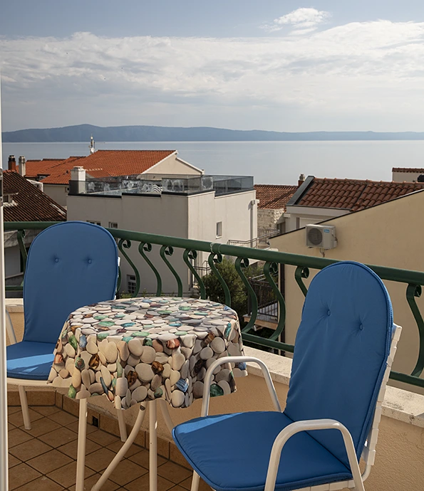 Apartments Vila Marko, Tučepi - balcony with sea view