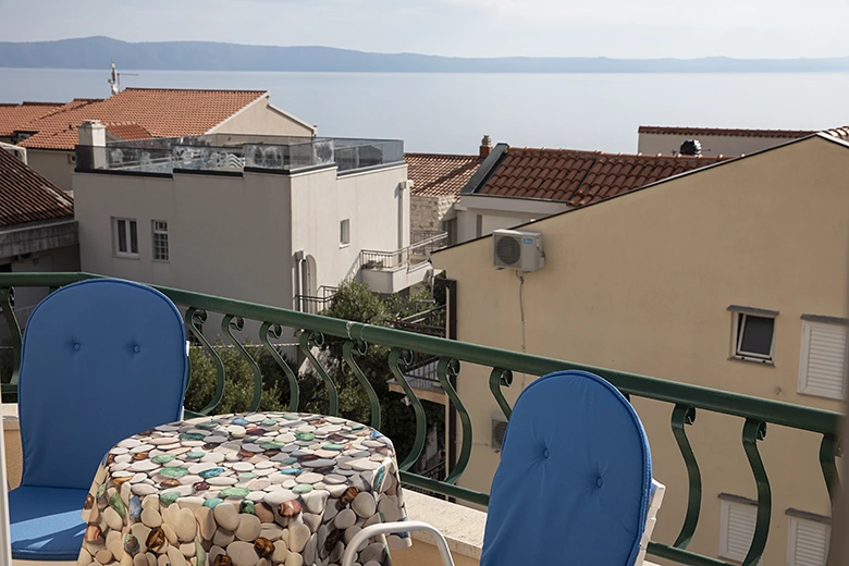 Apartments Vila Marko, Tučepi - balcony with sea view