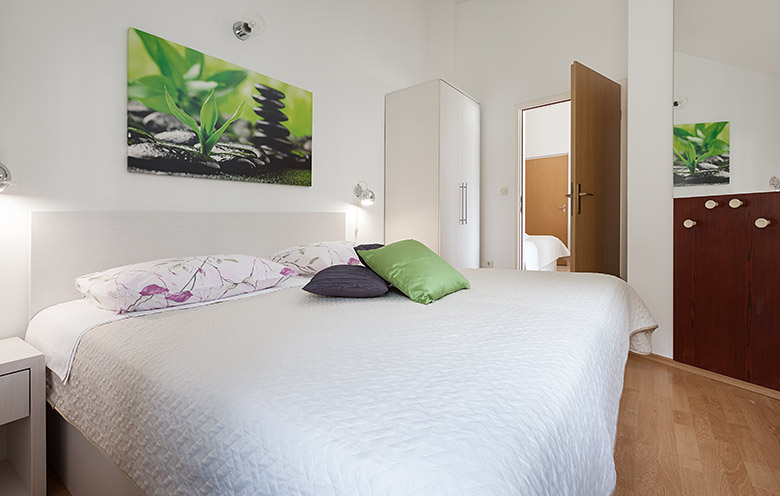 bedroom, Apartments Vila Nela, Tučepi