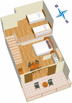 plan, Apartments Vila Nela, Tučepi