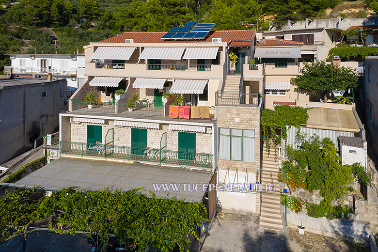 Apartments Vitlić house - aerial view