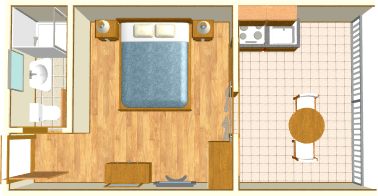 Apartments Ženja, Tučepi - plan