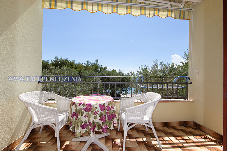 balcony with sea view